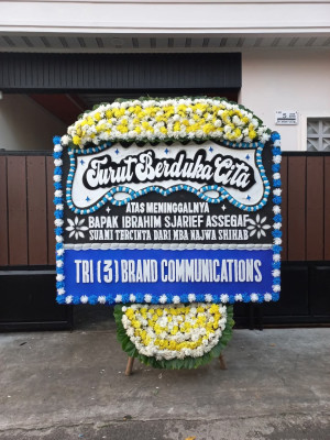 Papan Bunga Duka di Dow